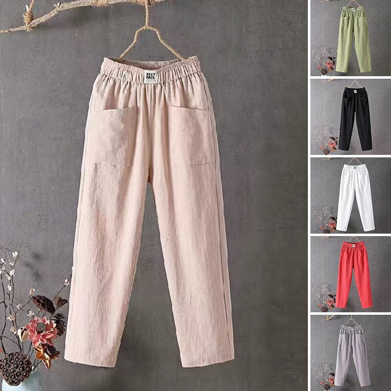 OLIVIA™ - Linen blend Trousers