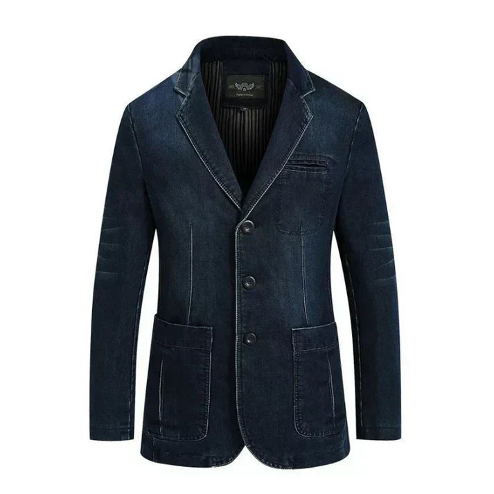 Aiden | Men's Stylish Denim Blazer for Formal and Casual Wear