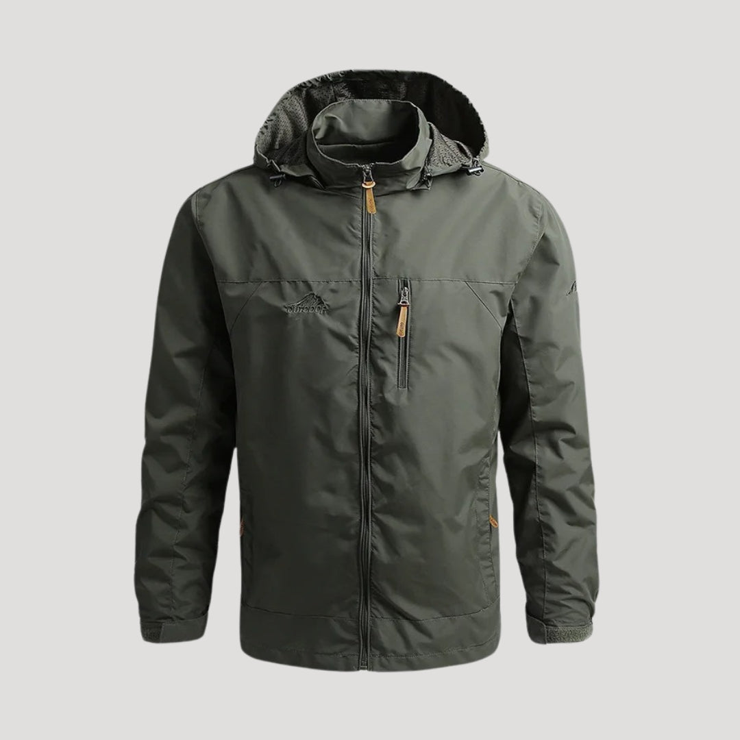 Michael | Men's Hooded Outdoor Zip Jacket for Spring