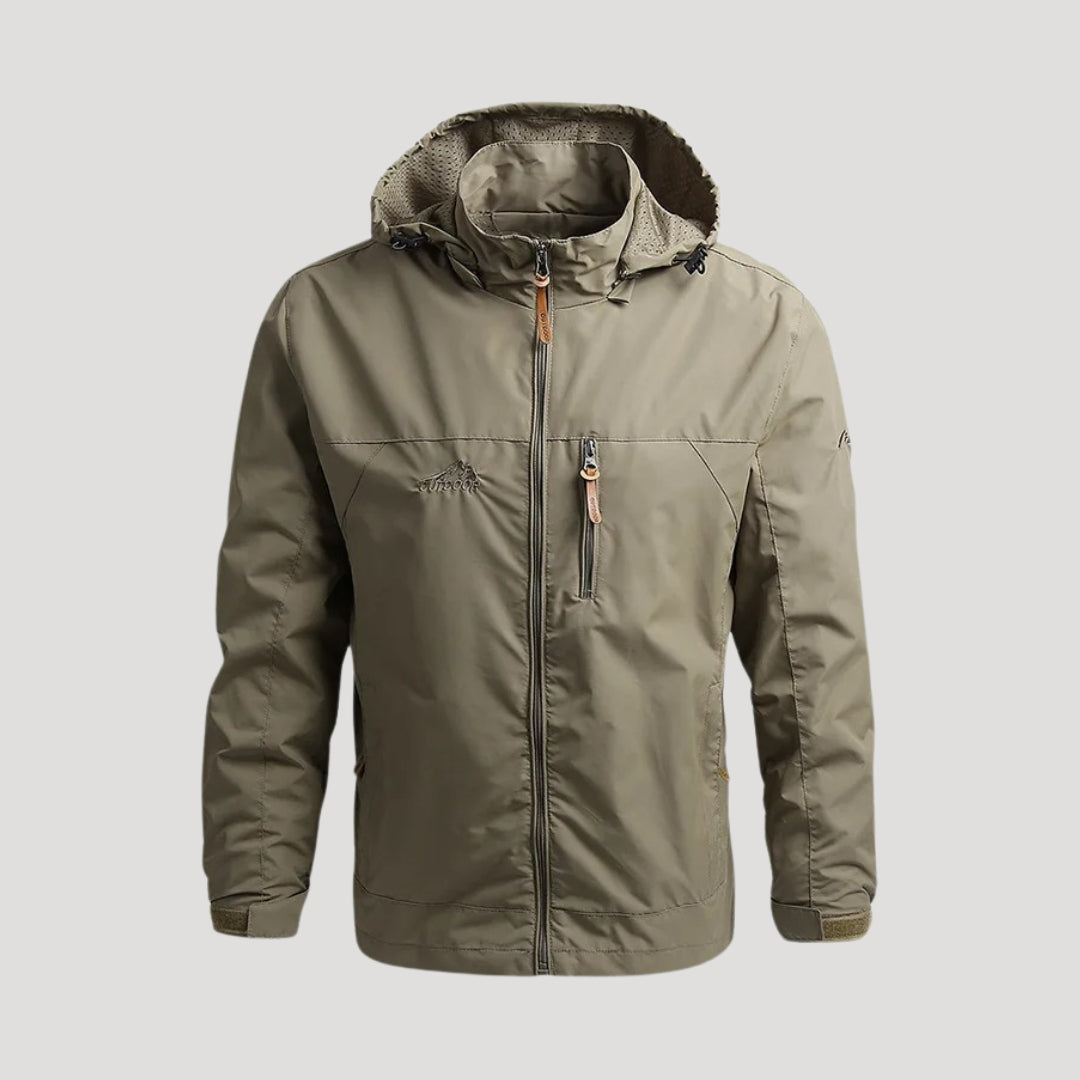 Michael | Men's Hooded Outdoor Zip Jacket for Spring