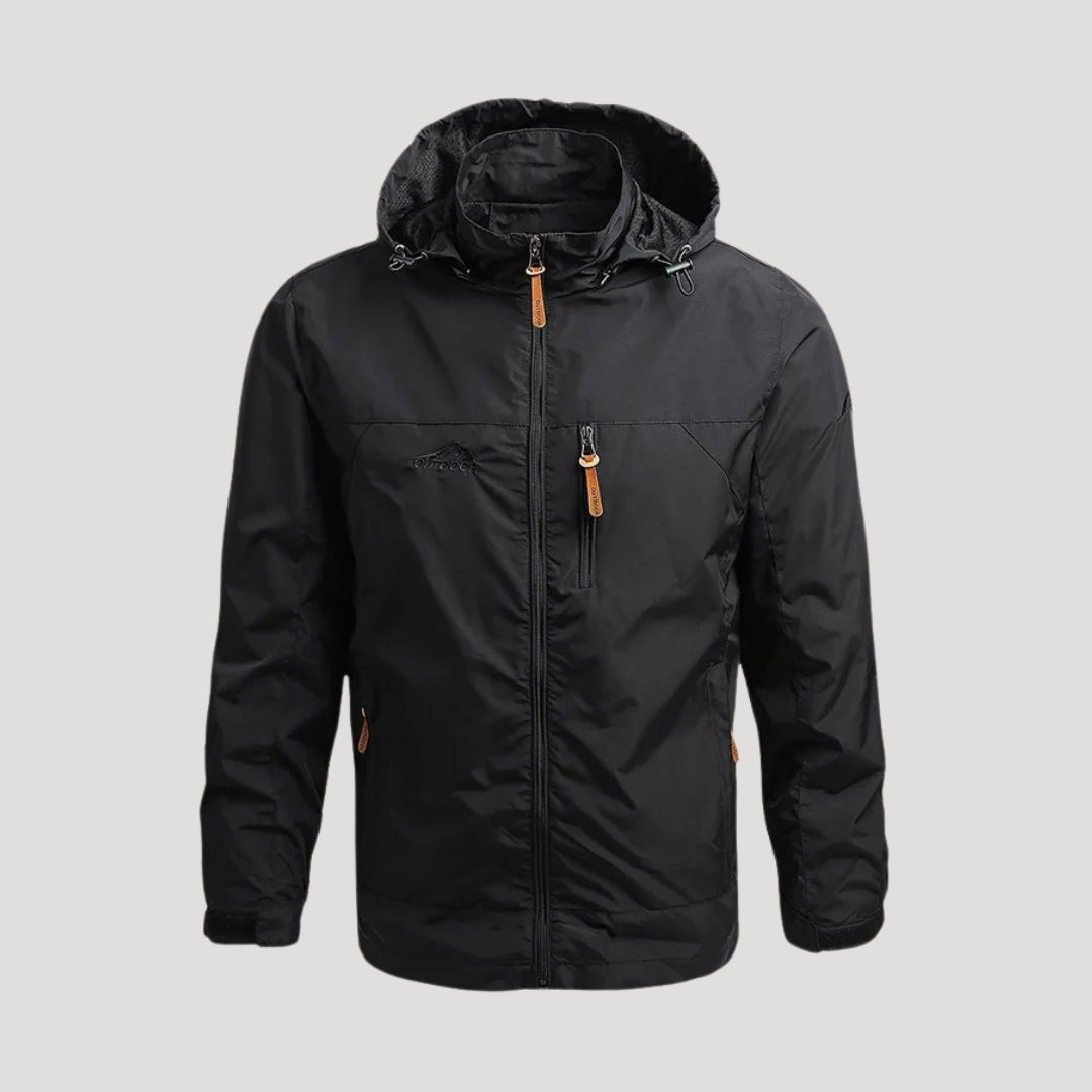 Michael | Men's Hooded Outdoor Zip Jacket for Spring