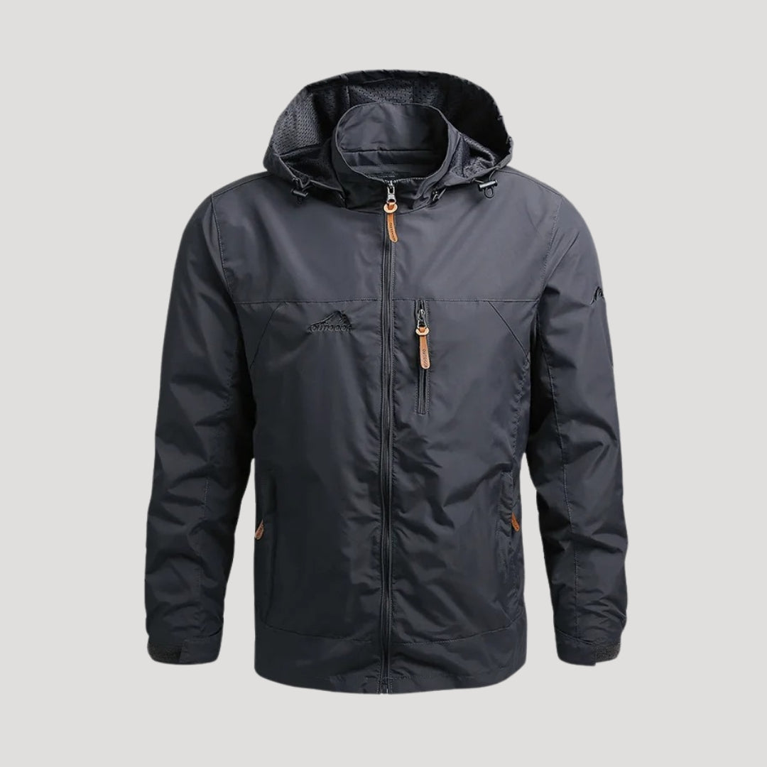 Michael | Men's Hooded Outdoor Zip Jacket for Spring