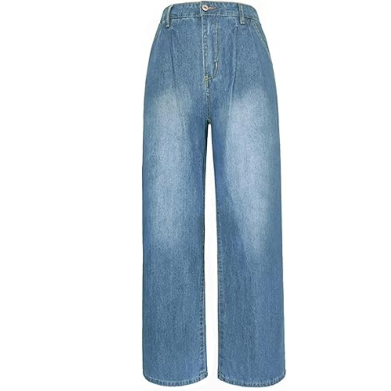 Casual Women's Wide-Leg Loose Fit Jeans