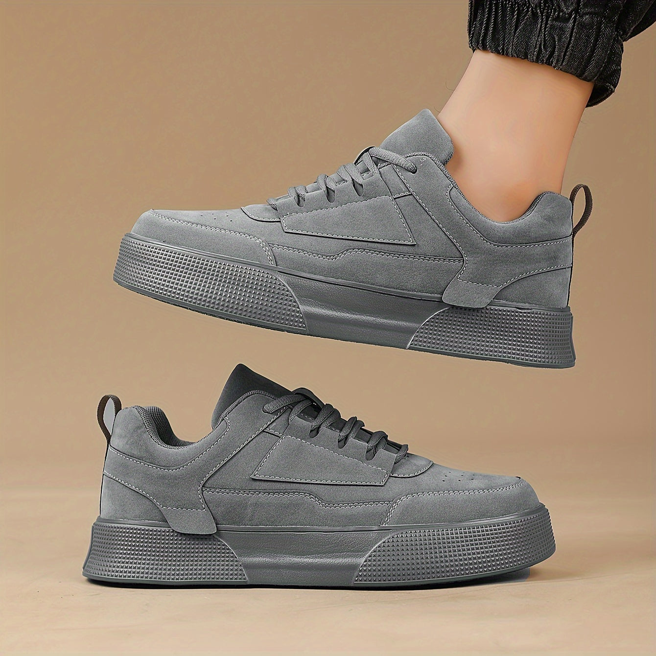 Anthony | Men's Lace-Up Street Sneakers with Chunky Soles