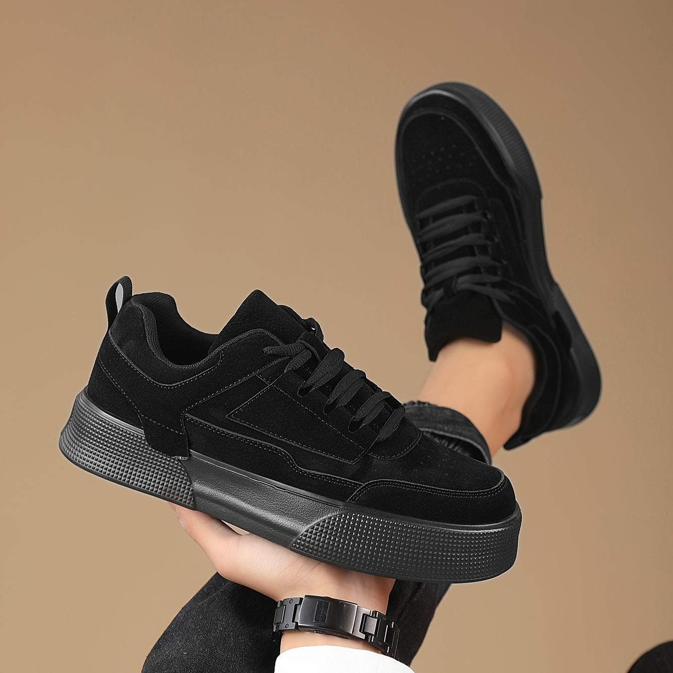 Anthony | Men's Lace-Up Street Sneakers with Chunky Soles