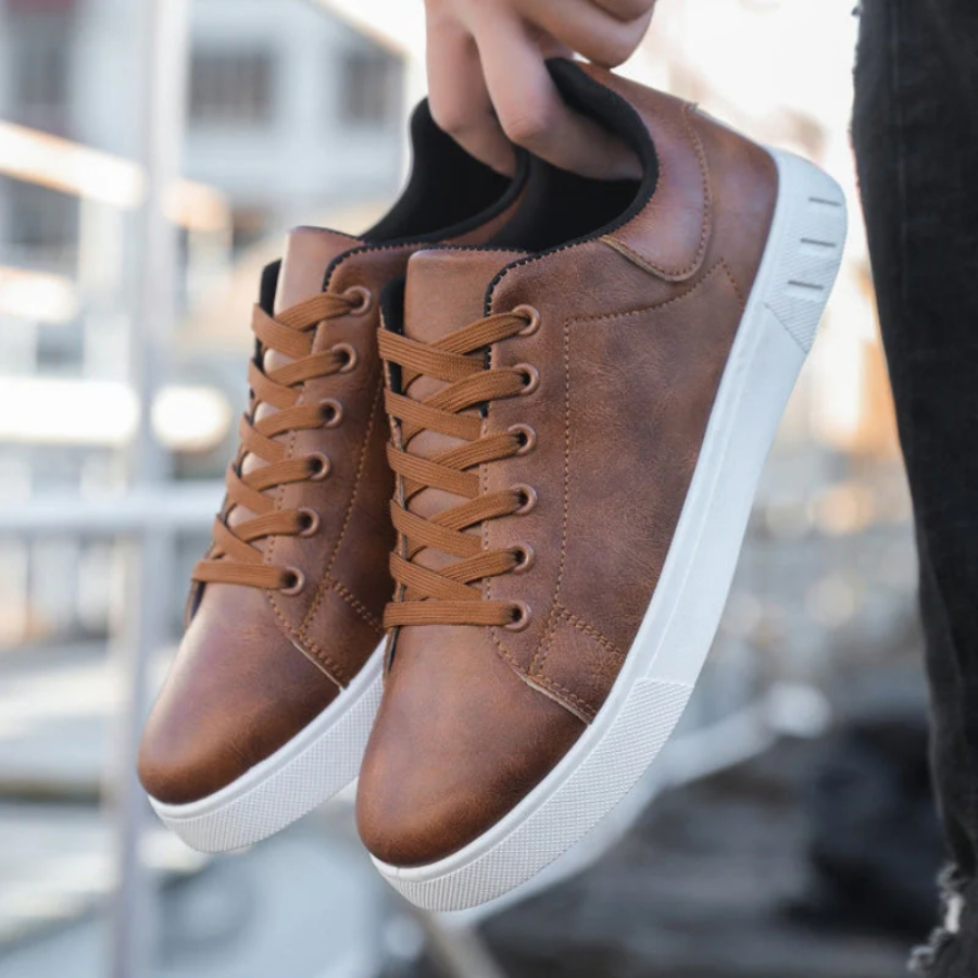 Andrew | Men's Classic Low Top Lace-Up Sneakers