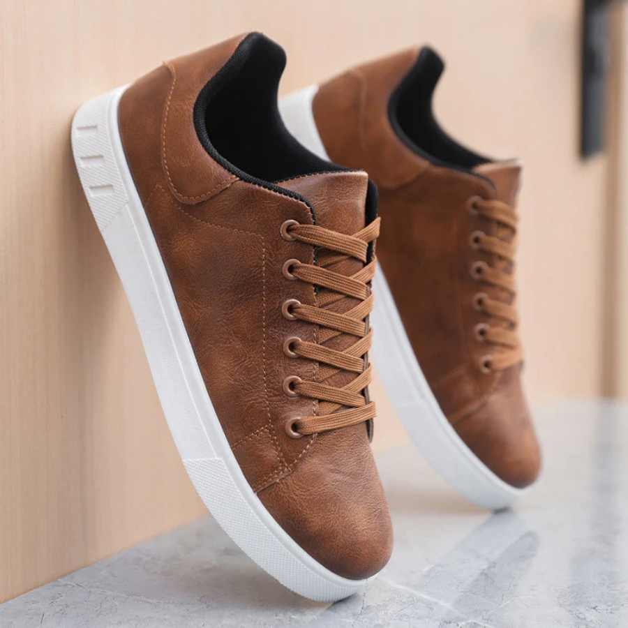 Andrew | Men's Classic Low Top Lace-Up Sneakers