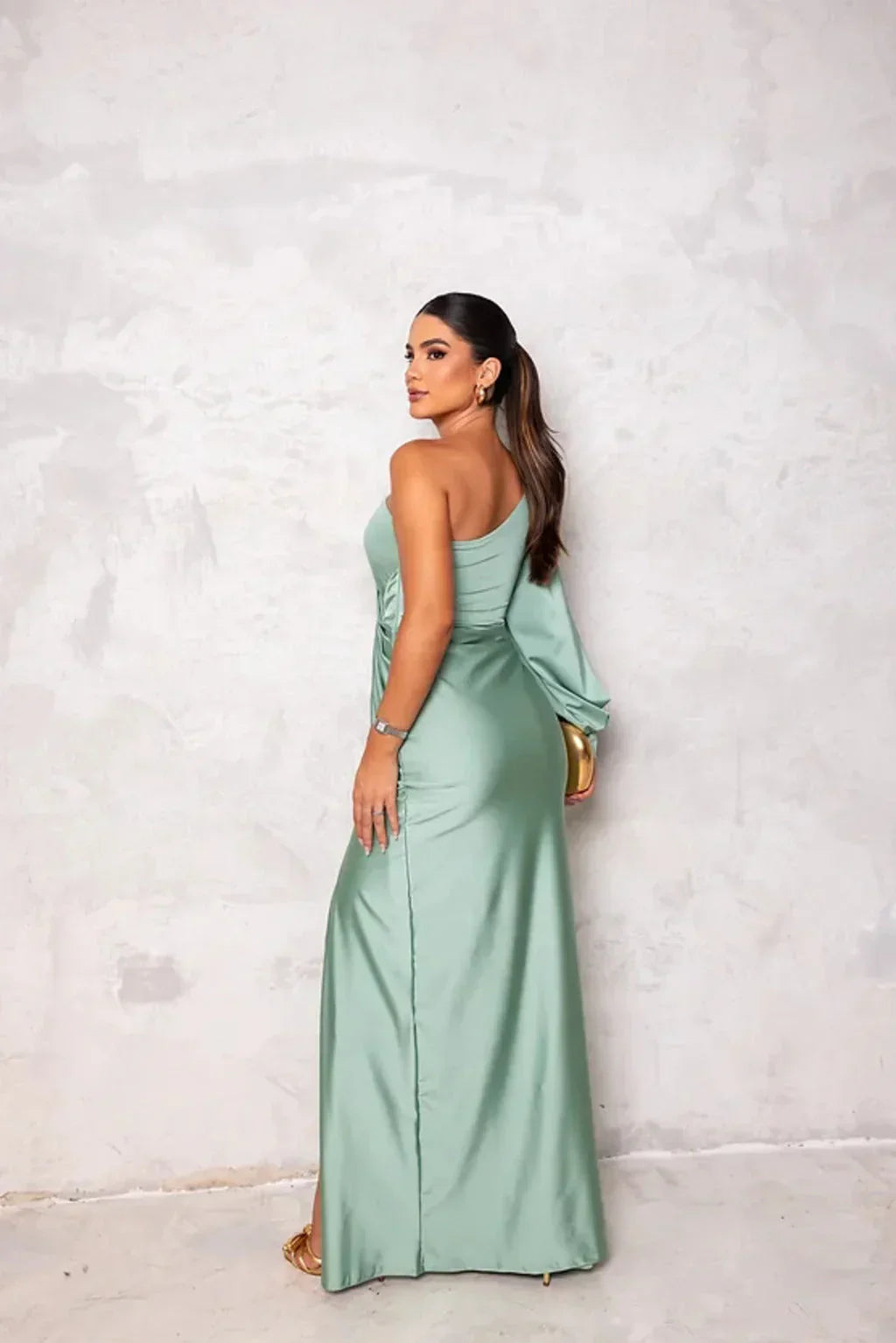 Alison - Elegant Slit Maxi Dress