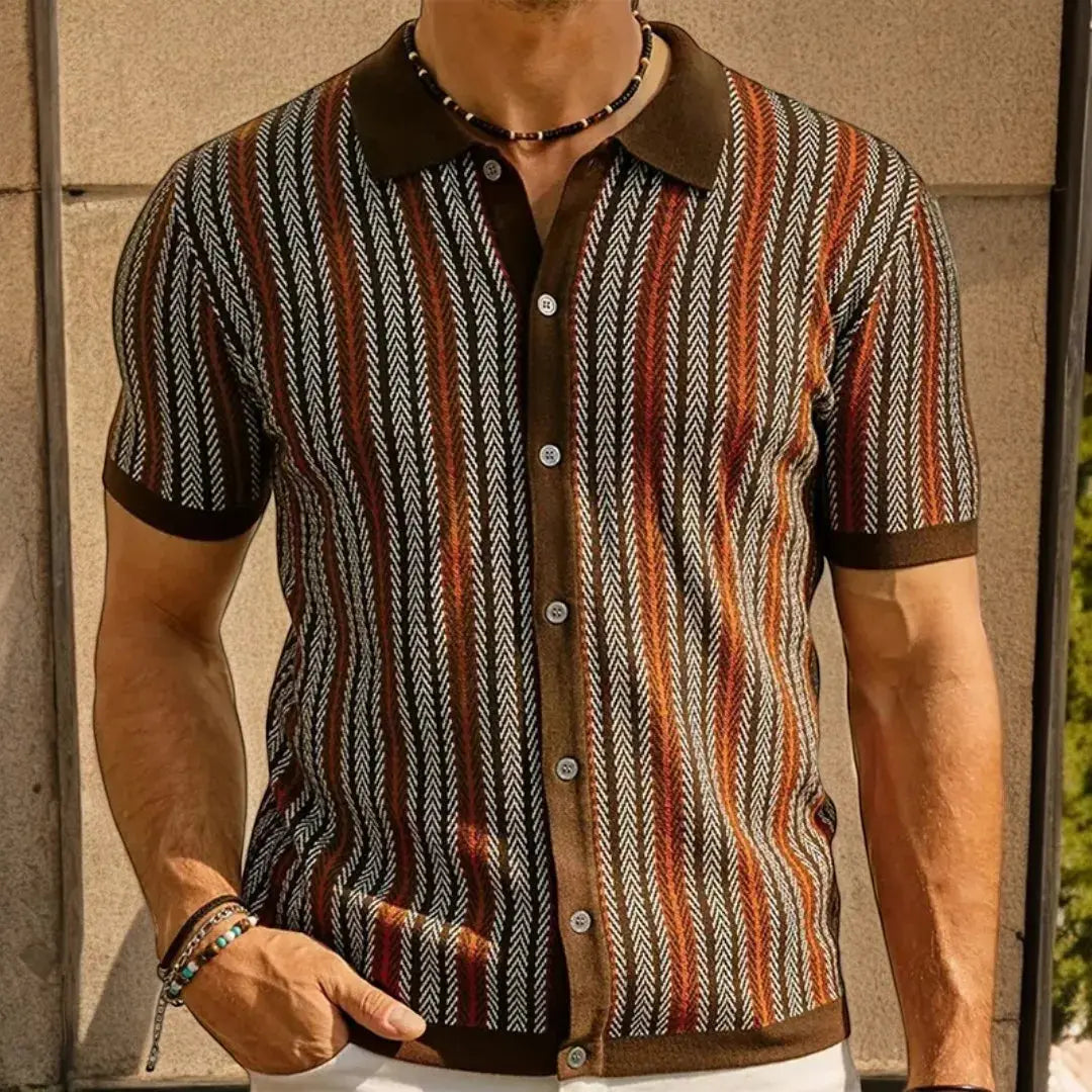 Carlo Mancini Collared Polo Shirt