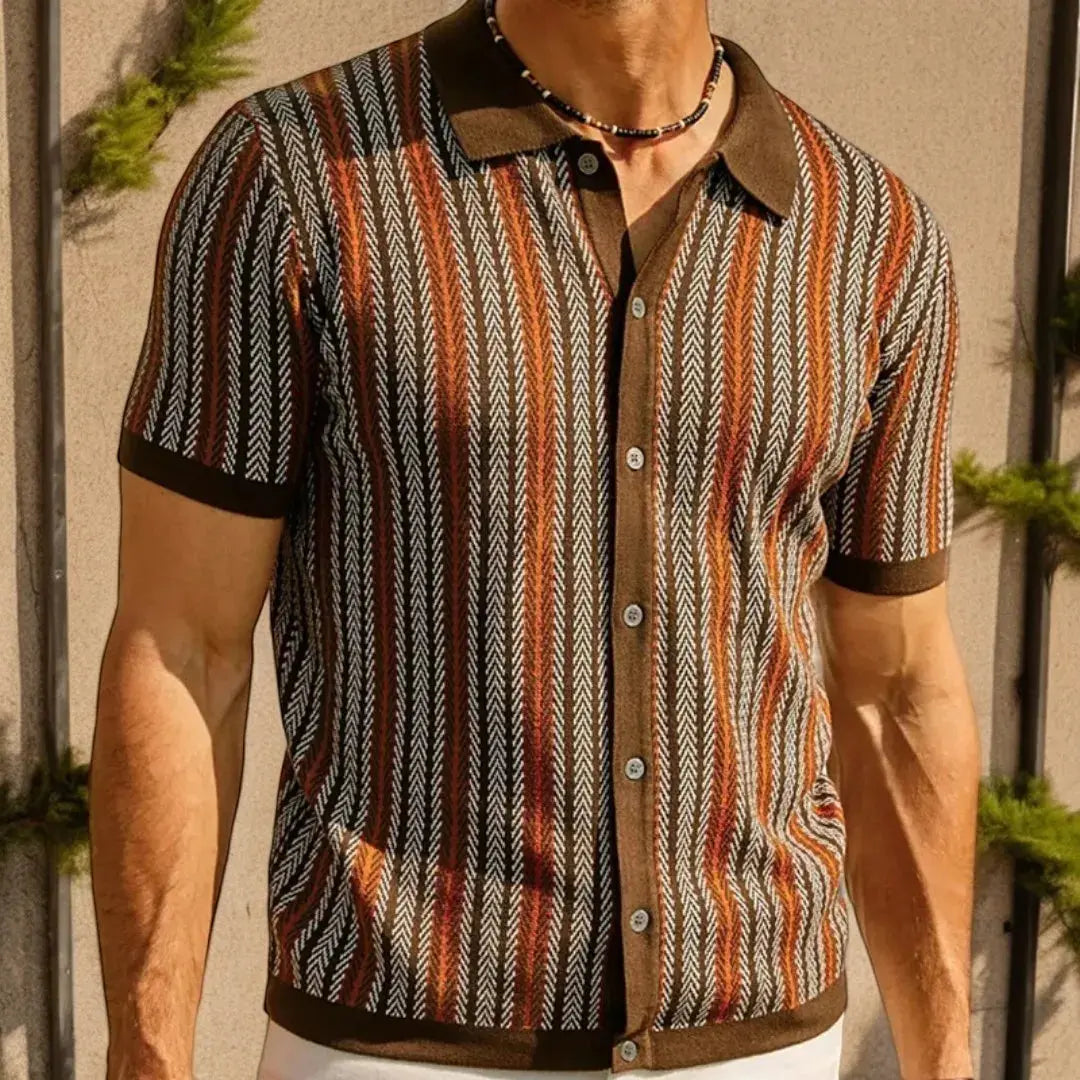 Carlo Mancini Collared Polo Shirt