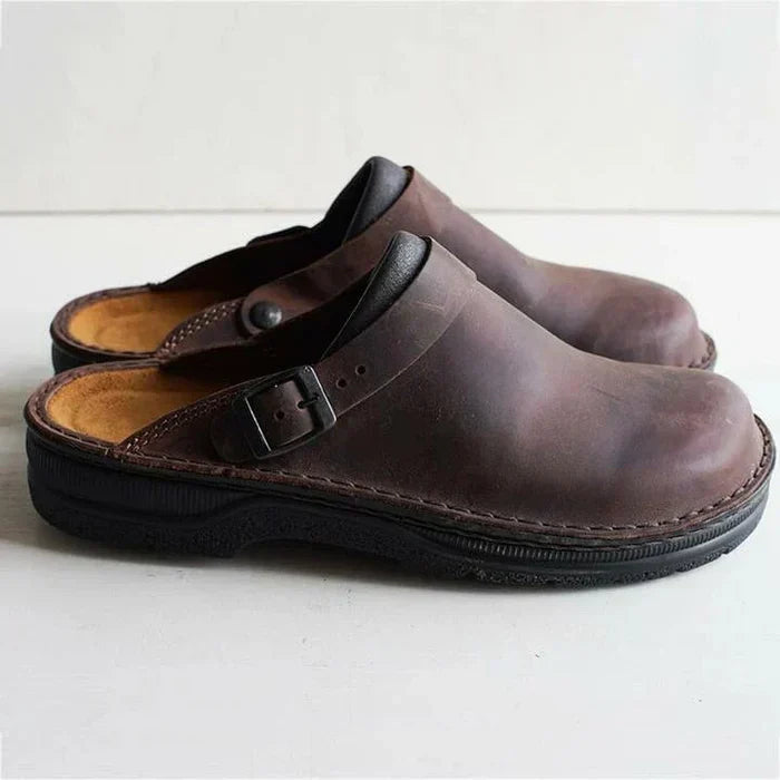 Arthur | Trendy Leather Clogs for Men