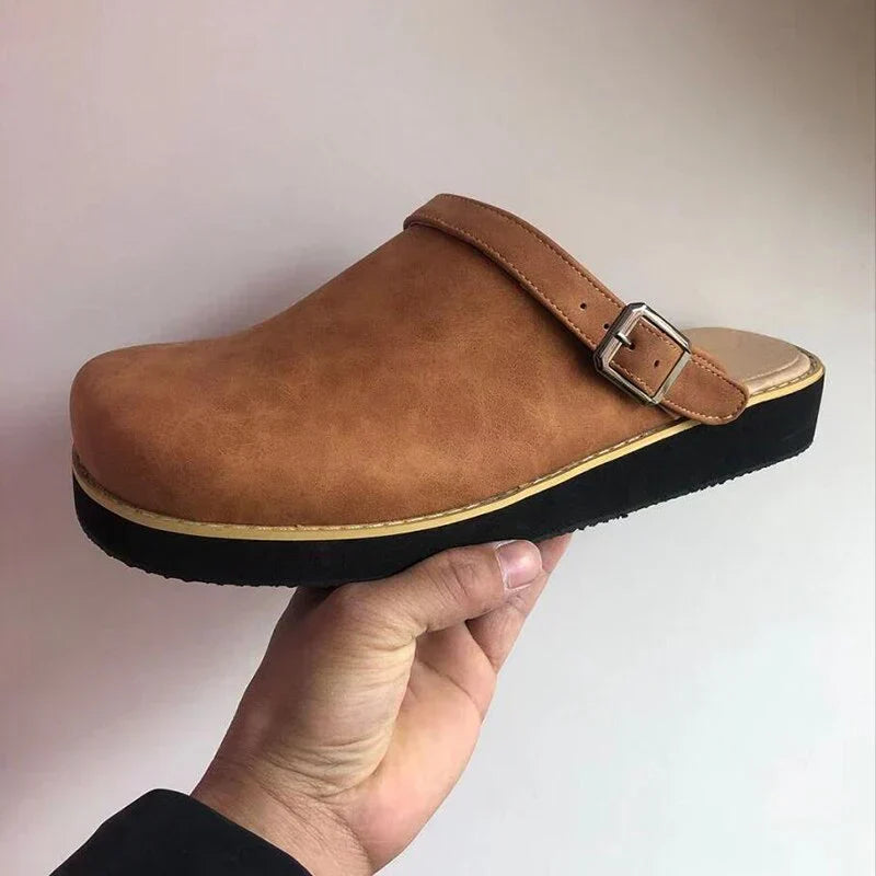 Arthur | Trendy Leather Clogs for Men