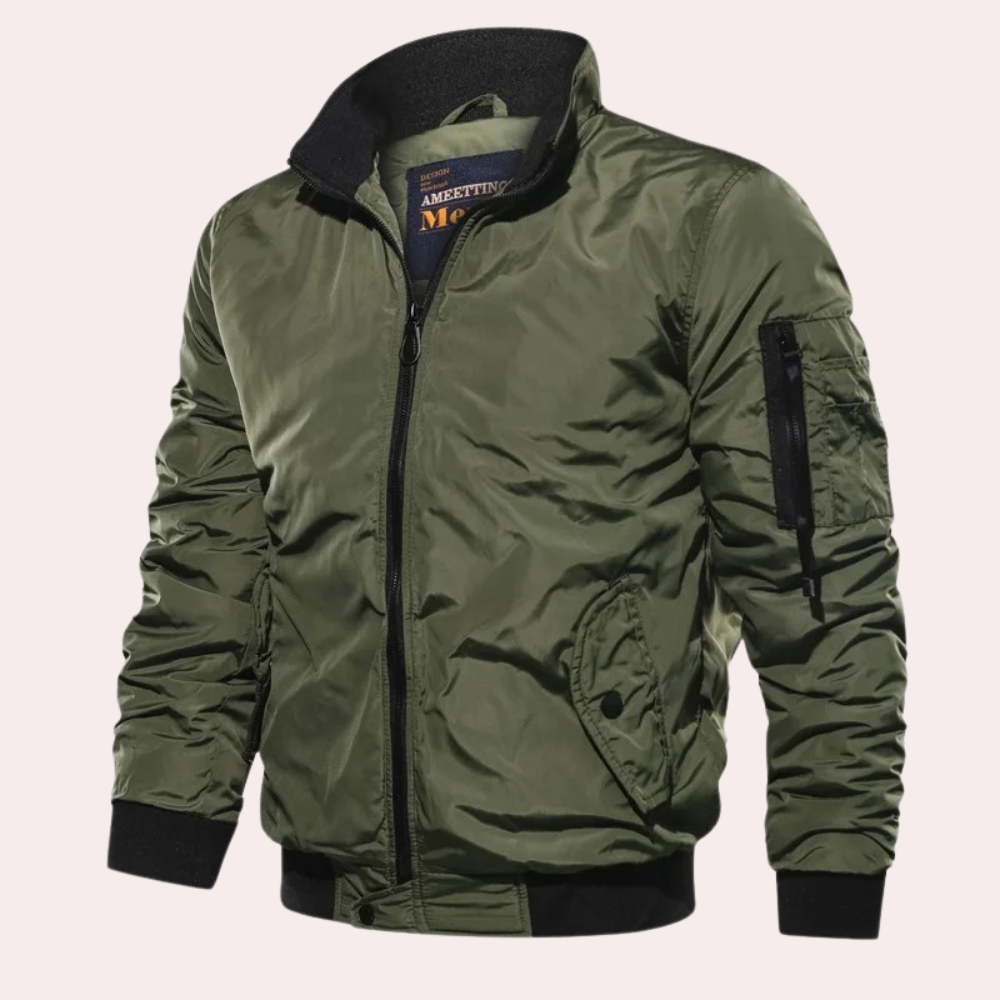 Anthony | Men's Classic Bomber Jacket with Zipper