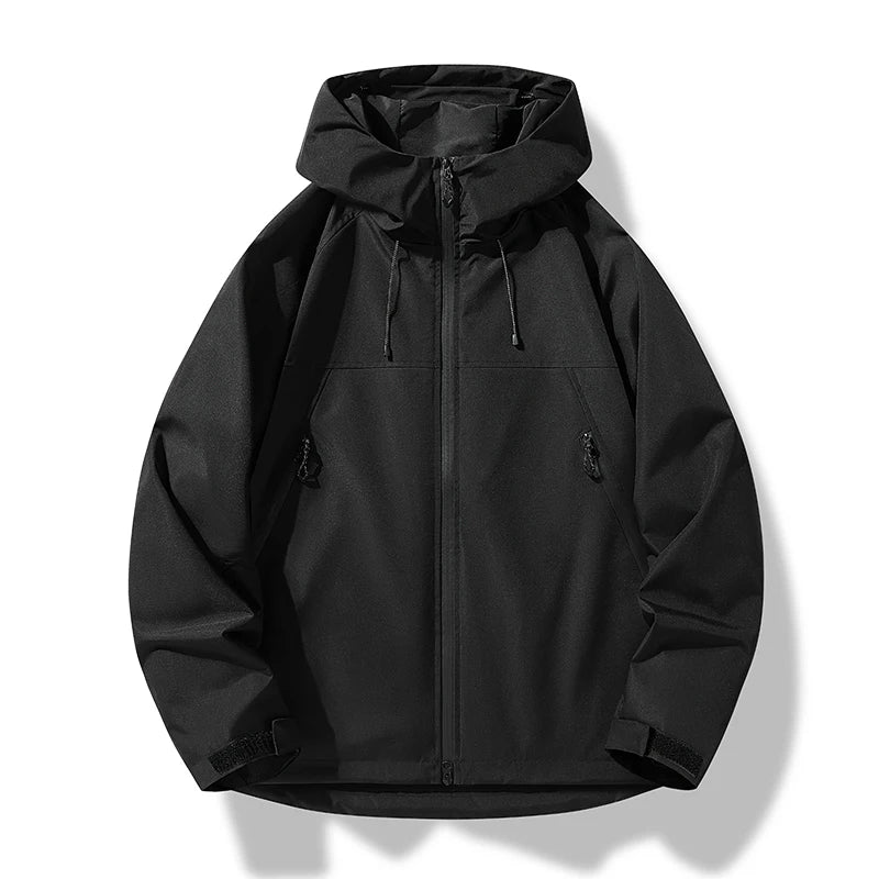 Jace | Men's Windproof and Waterproof Hooded Shell Jacket