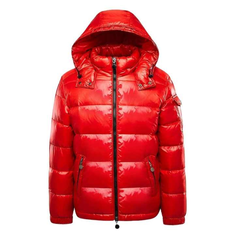 Brandon | Men's Quilted Winter Jacket with Hood and Zipper