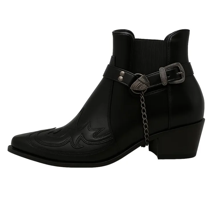 Andrew | Men's Western Buckle Style Winter Boots