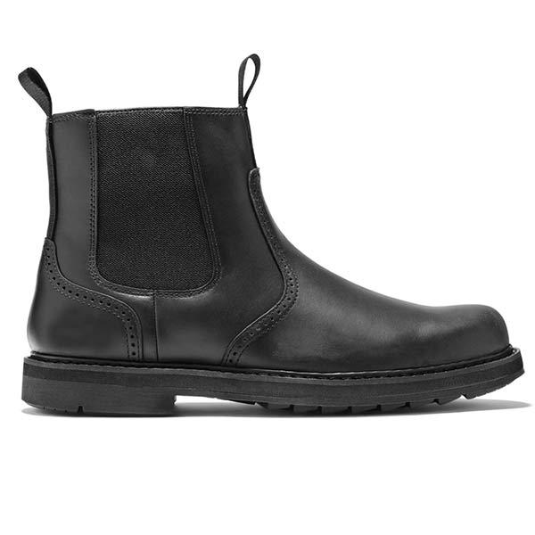 Aiden | Men's Rugged Suede Chelsea Ankle Boots