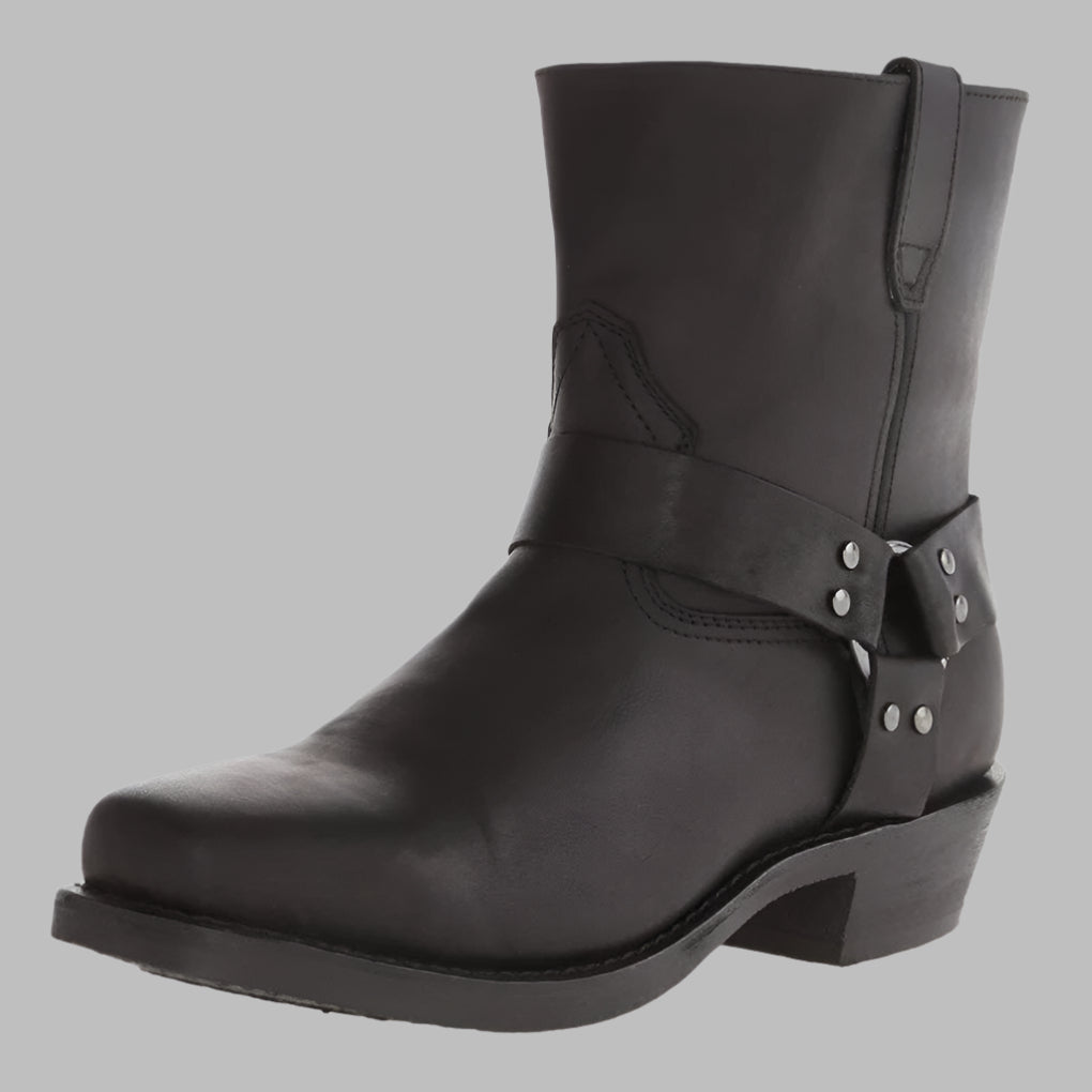 Aiden | Men's Fashionable Leather Ankle Strap Boots