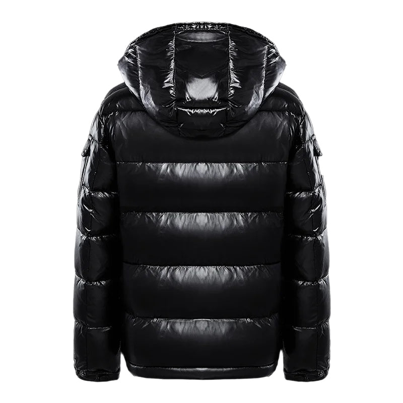 Brandon | Men's Quilted Winter Jacket with Hood and Zipper